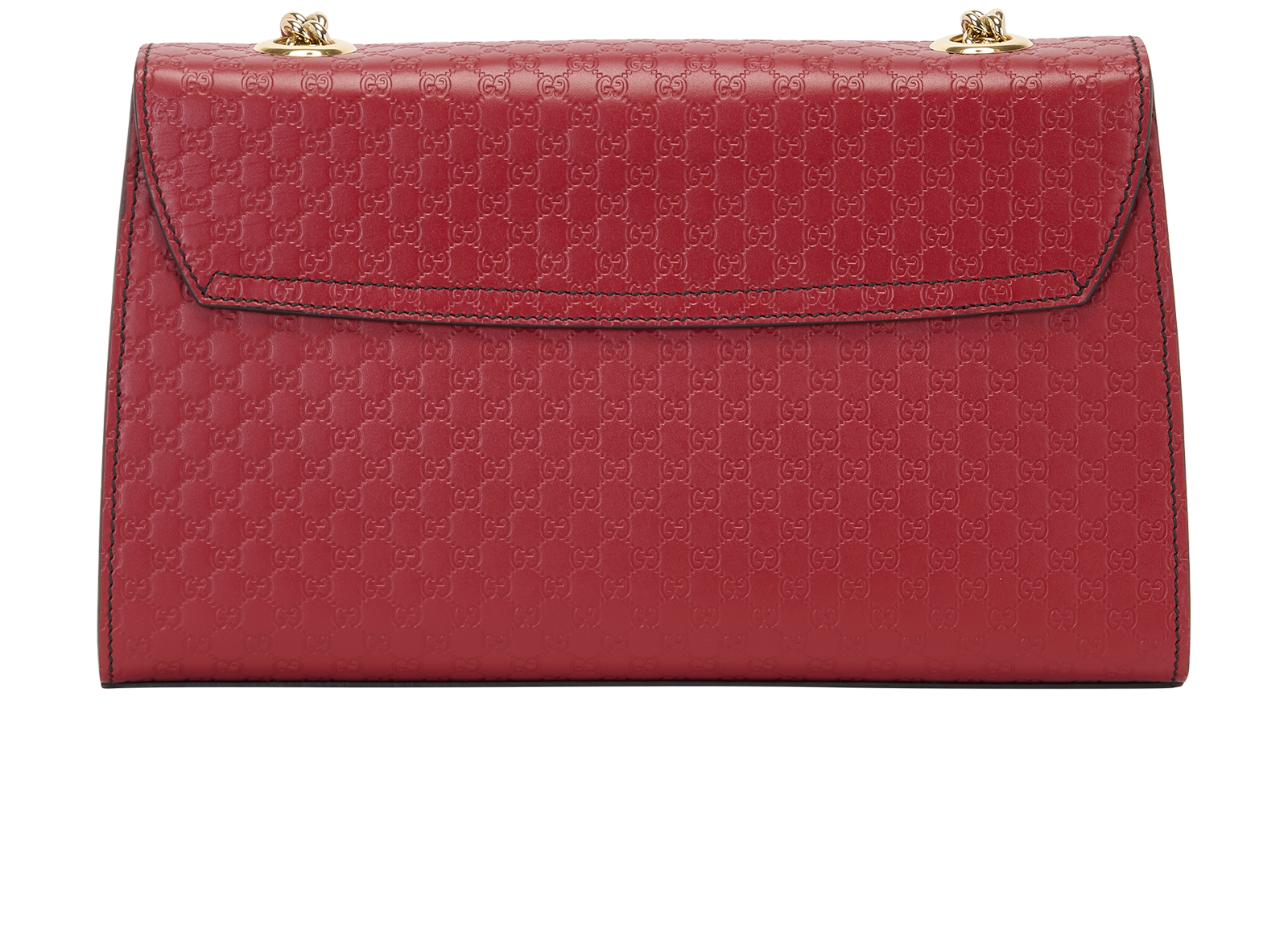 Medium Emily, &pound;550, Handbags, Red, Leather, Back view